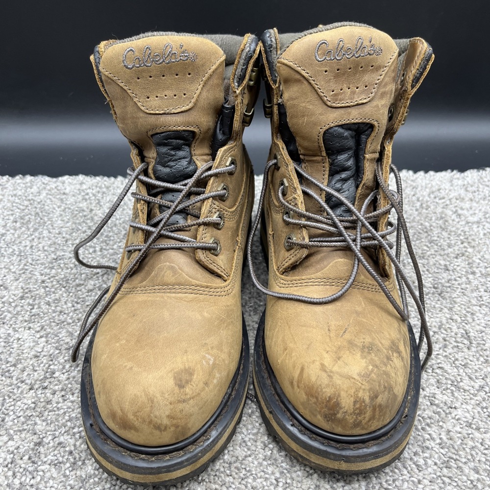 Cabela’s Gore-Tex Hiking Boots Women’s Size 7 (7B) 81-4065 Brown Leather Lined - Picture 2 of 10